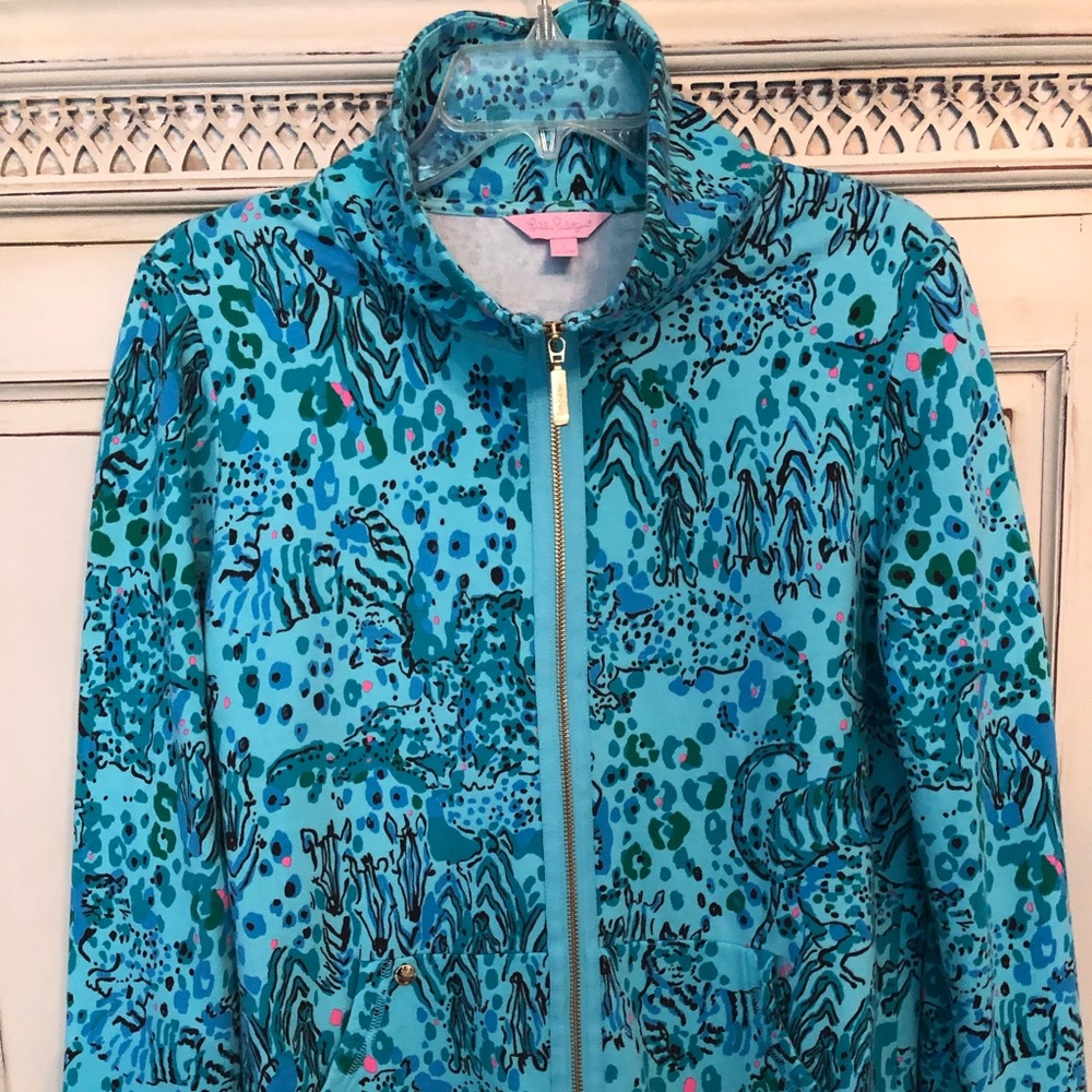 Lily Pulitzer Full Zip Sweatshirt